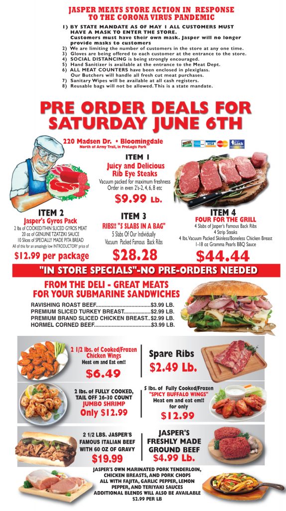 Preorders Jasper Meats