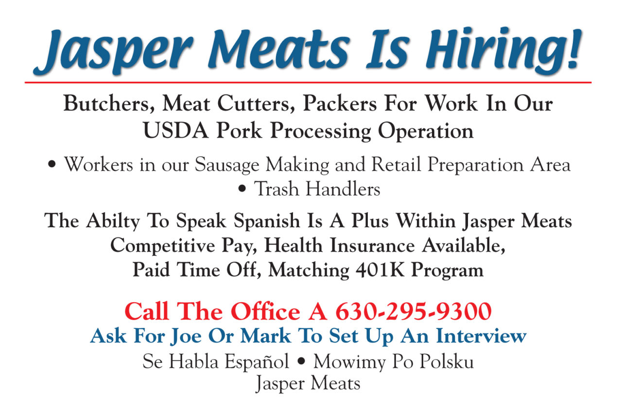 JOBS AT JASPER | Jasper Meats