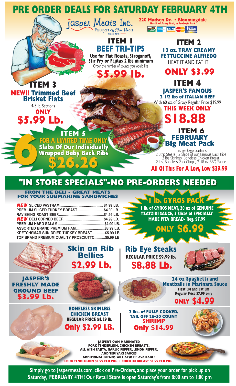 Discounted Meat Specials